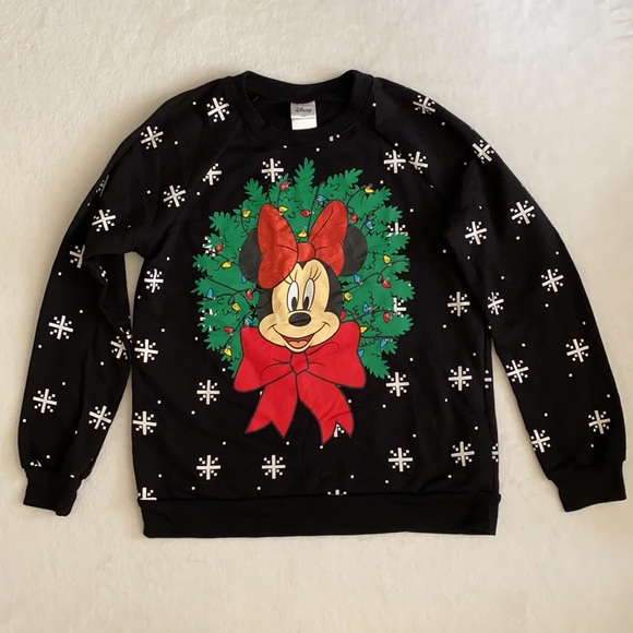 Disney | Minnie Mouse Ugly Christmas Light Up Sweatshirt
